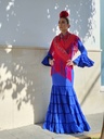Traje FLAMENCA Azul