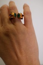 Anillo DRAGON Verde-Morado