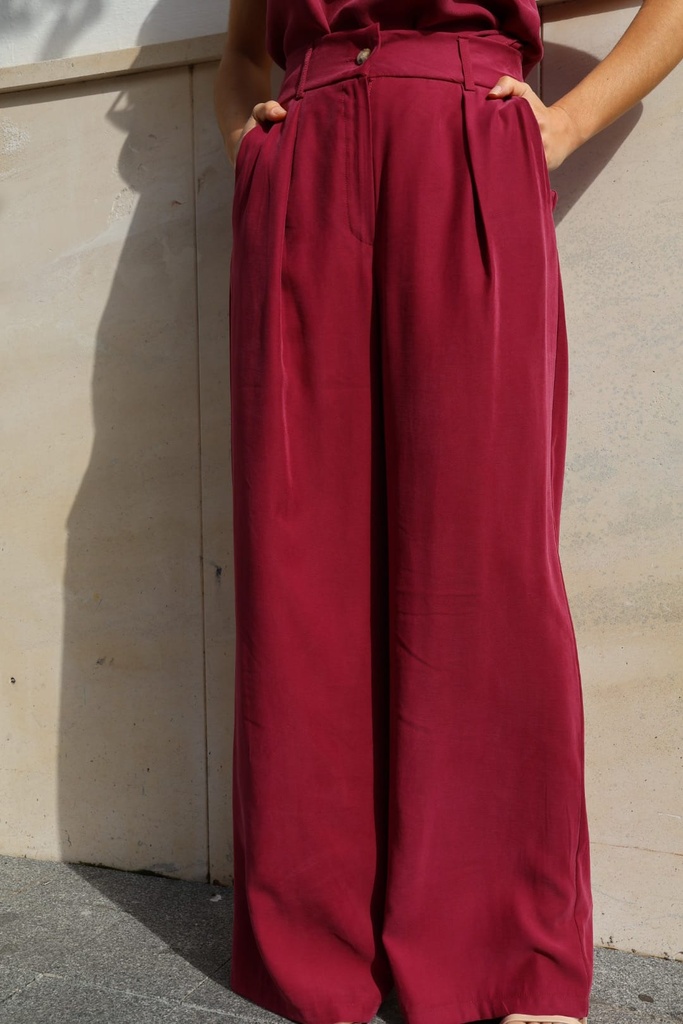 Pantalón LUNE Tinto