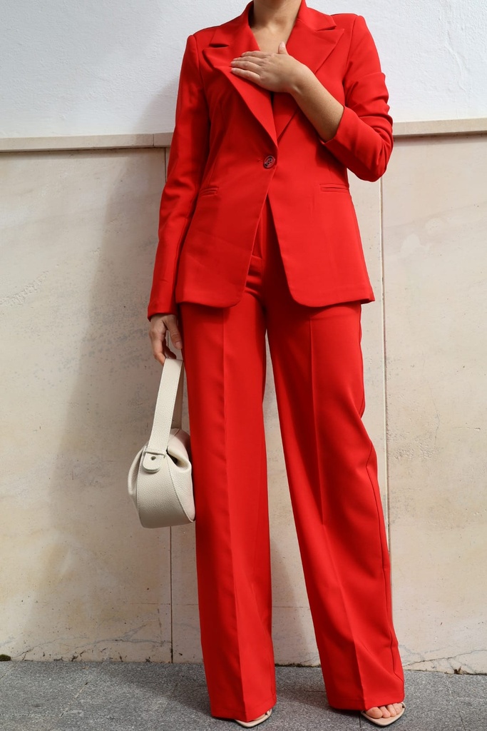 Conjunto AZAHAR Rojo. REBAJADO 50%. TALLA S.