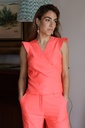 Camisa TOP CRUZADO Naranja
