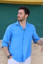 Camisa NAPOLEÓN Celeste. REBAJADA. 30%