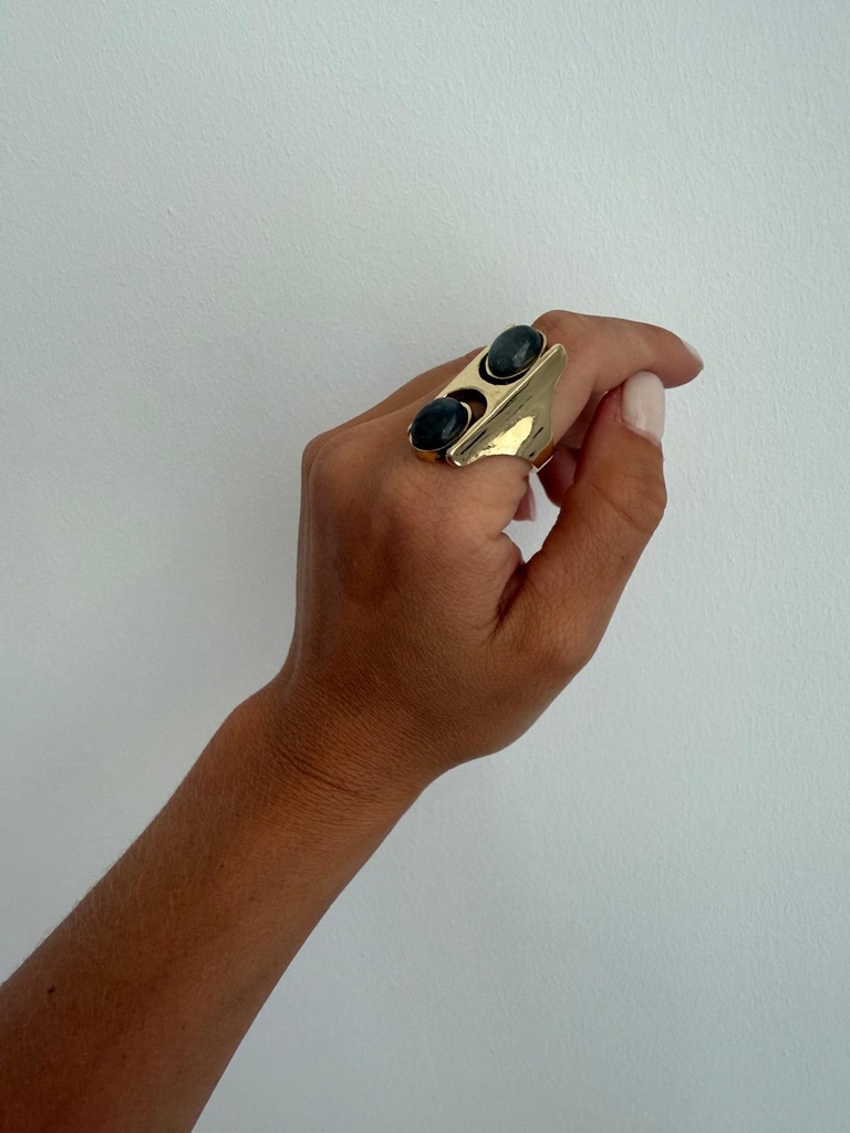 Anillo SEMAFORO Negro