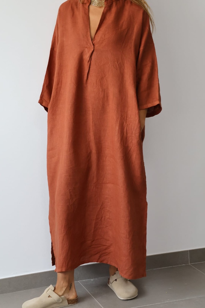 Vestido DOHA Arcilla.   REBAJADO 30%