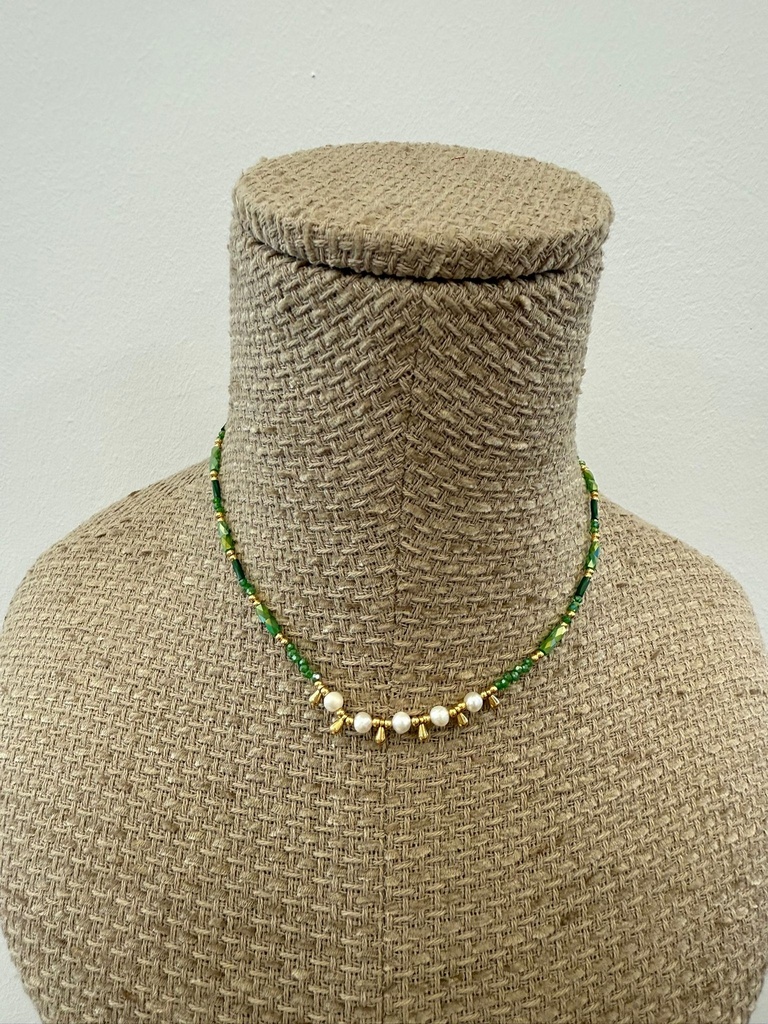 Collar PERLITA Verde