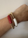 Pulsera MUELLE Coral  (Juego de 2)