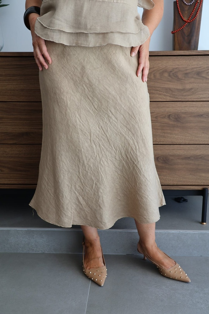 Falda REVERSE Camel