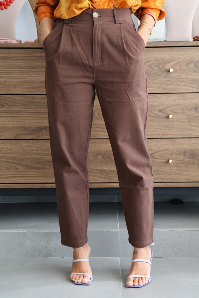 Pantalón ESTEFANIA Chocolate