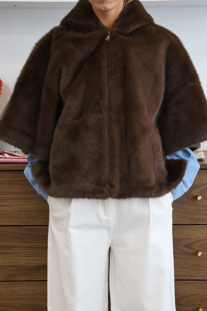 Abrigo ALIZEE Chocolate