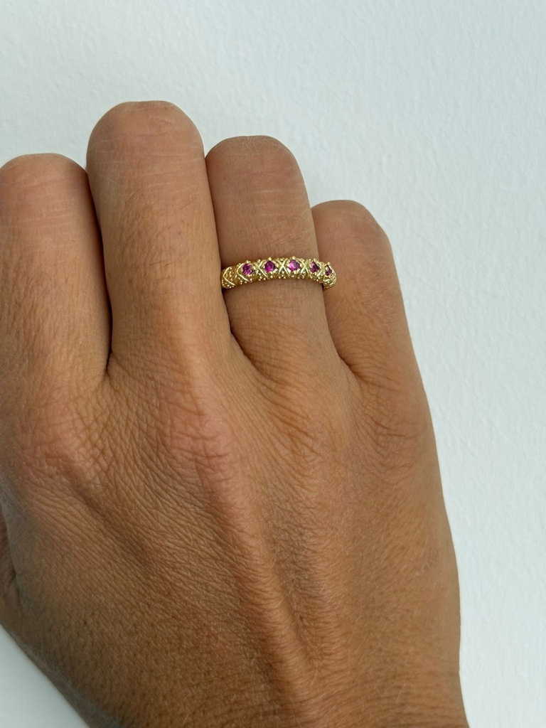 Anillo CINCO Rosa Bebe