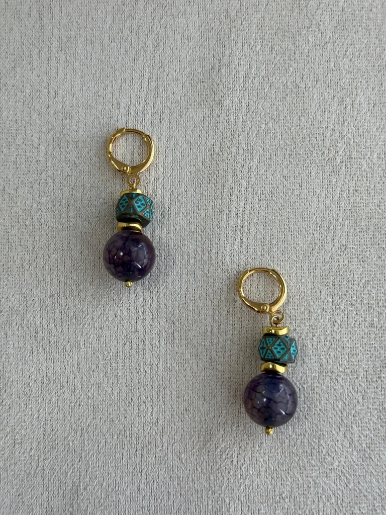 Pendiente SONORA Morado