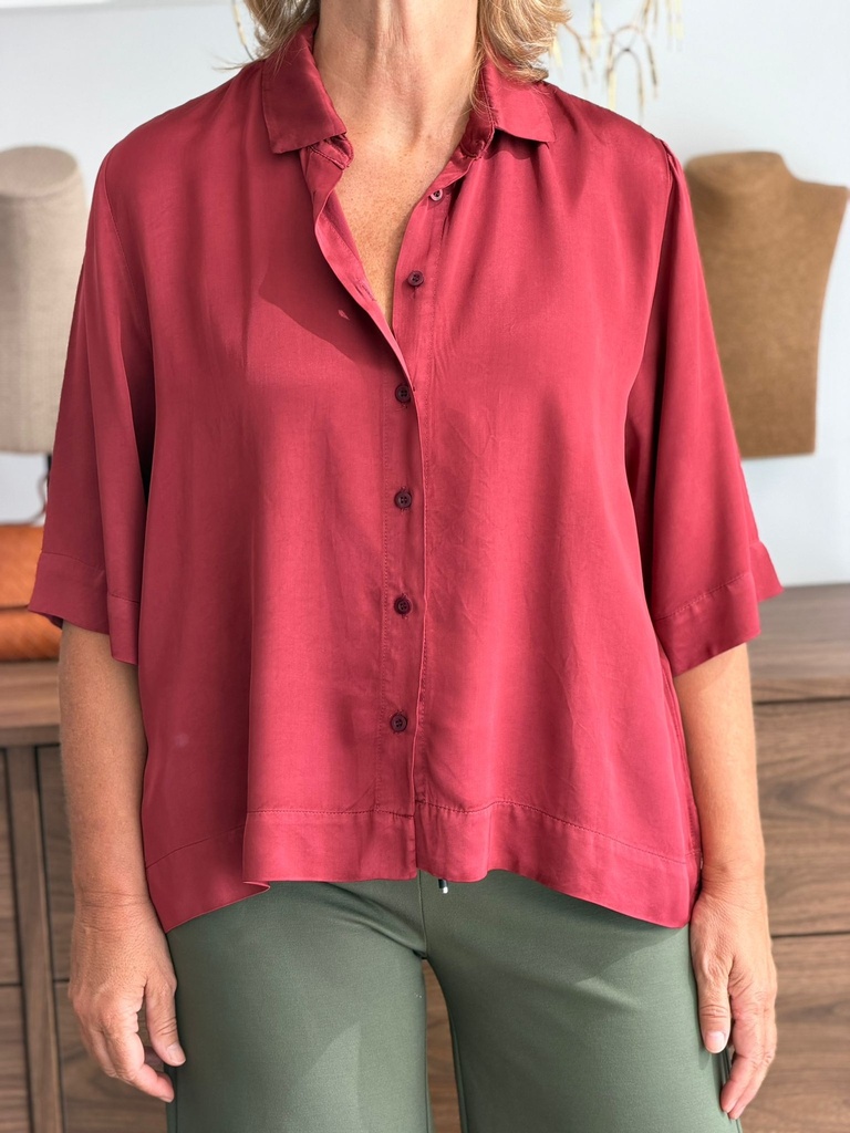 Camisa MÁLAGA Burdeos