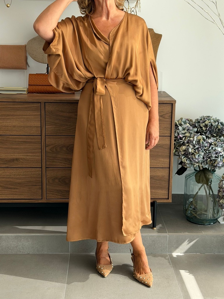 Vestido GALICIA Bronce