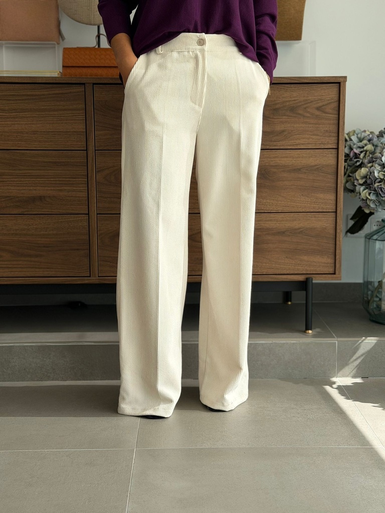 Pantalón GRETA  Marfíl