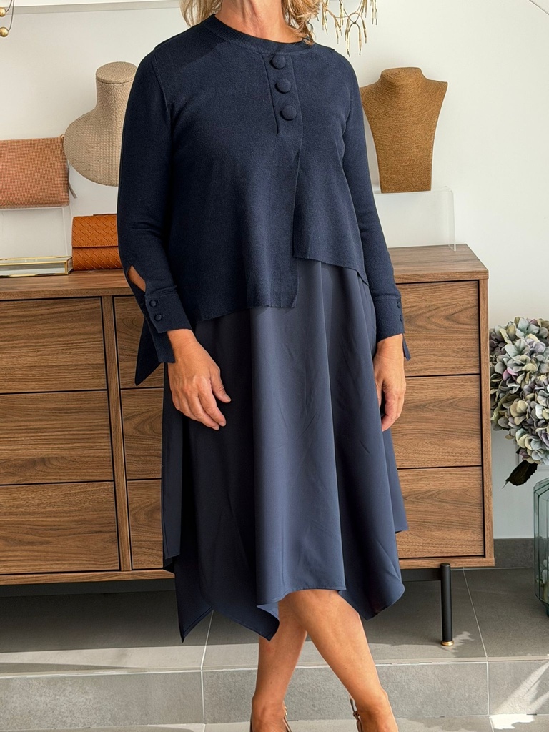 Vestido SORAYA Marino