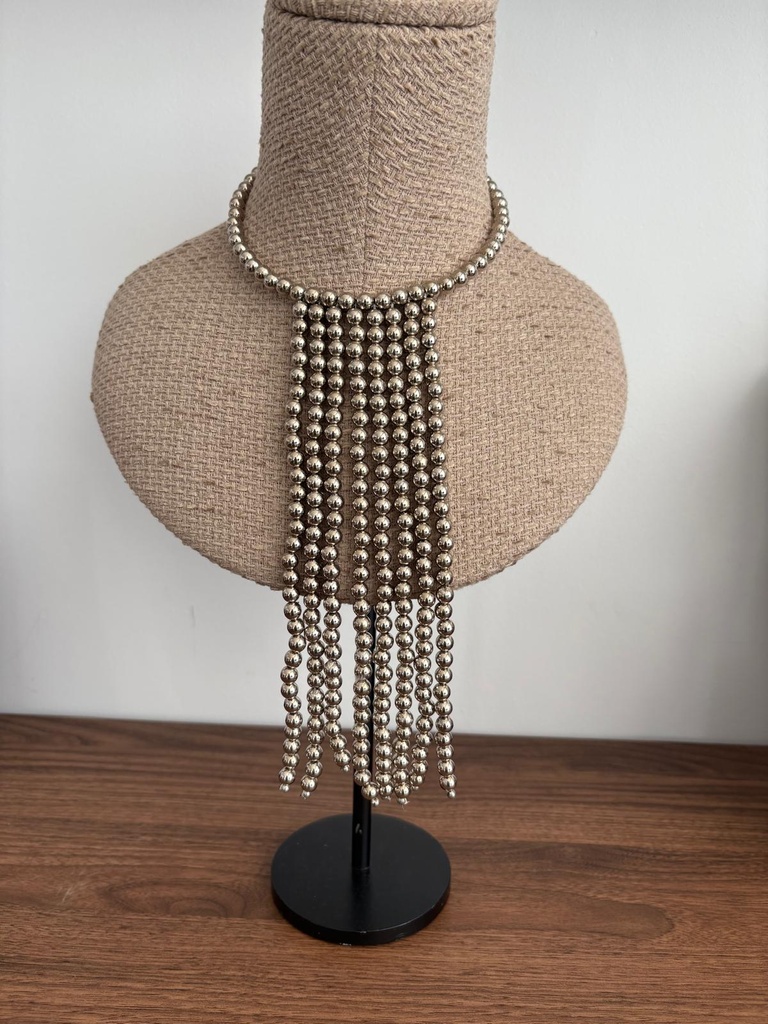 Collar CAIDA Plateado