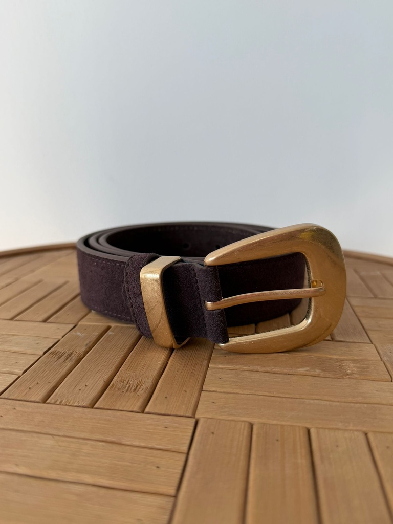 Cinturón VAZQUEÑA Chocolate