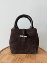 Bolso HUESO Ante Marrón