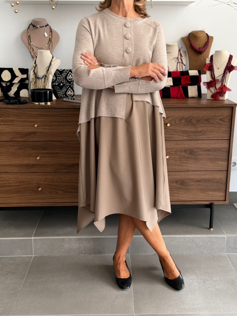 Vestido SORAYA Beige