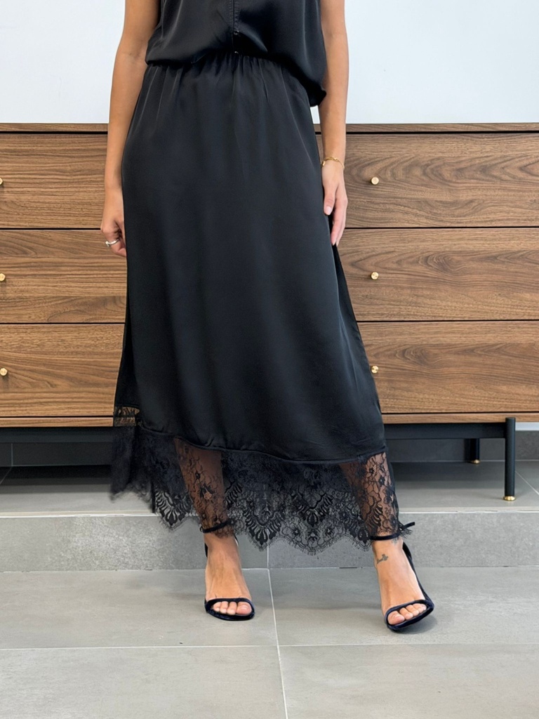 Falda ENCAJE Negro