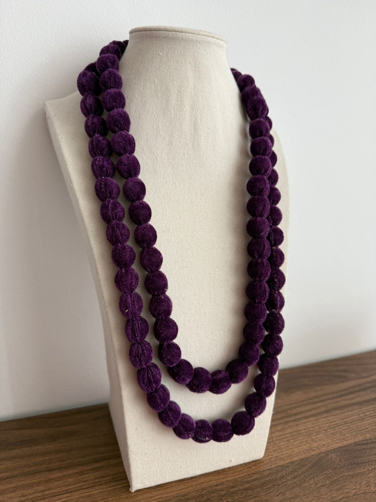 Collar TERCIOPELO Morado