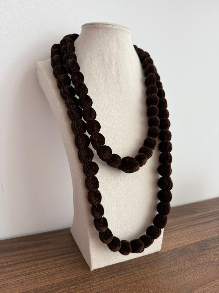 Collar TERCIOPELO Chocolate