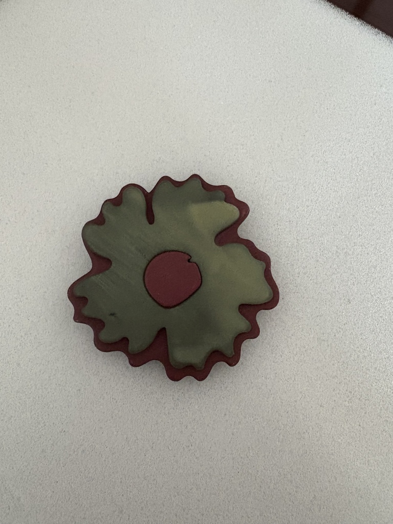 Broche FLORA Burdeos