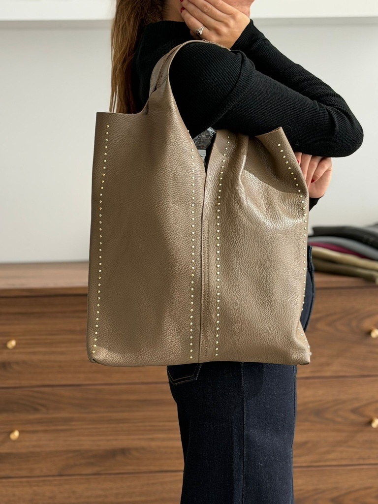 Bolso  EMMA TACHAS Taupe