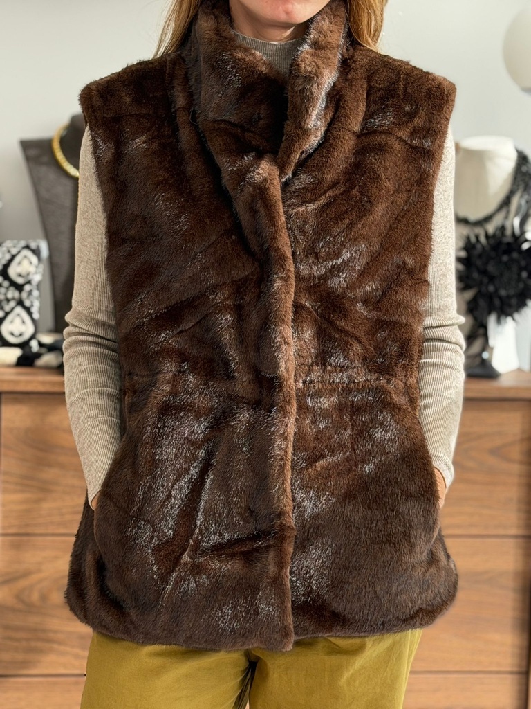 Chaleco LITUANIA Marrón