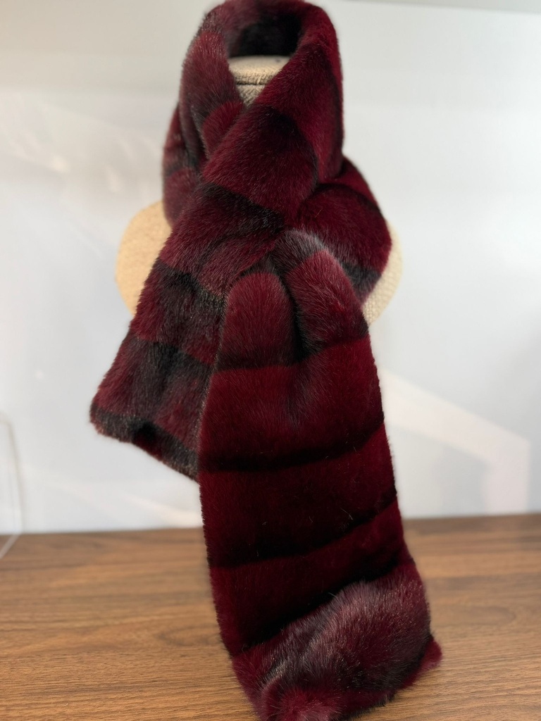 Bufanda NIEVE Burdeos