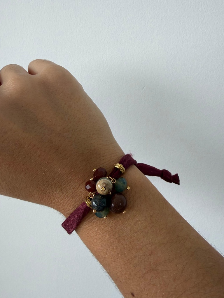 Pulsera RUTA Burdeos