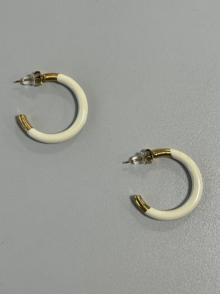 Pendiente PINTURA Blanca