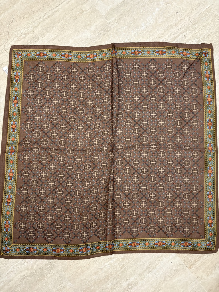 Pañuelo CRUZ Marrón
