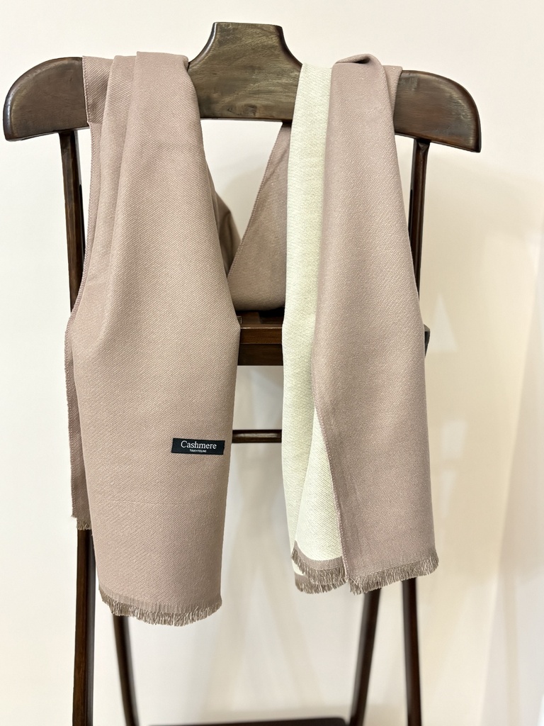 Foulard CASTAÑA Rosa/Marfil