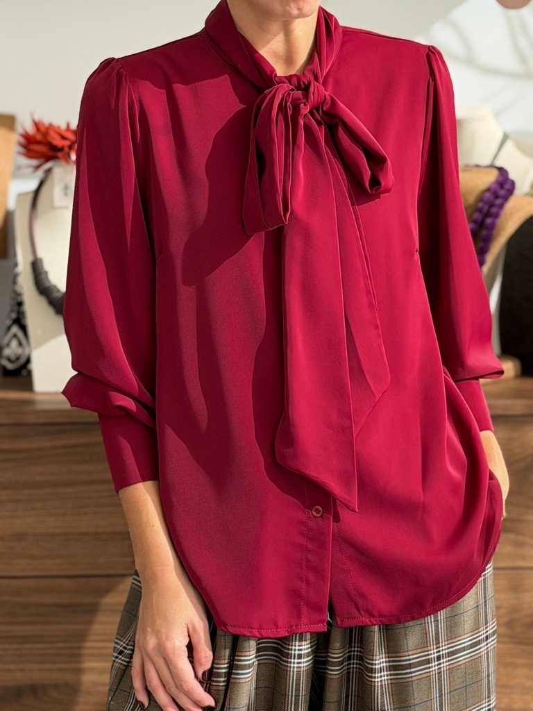 Camisa LAZADA Burdeos