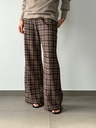 Pantalón ALMA Cuadro Marrón