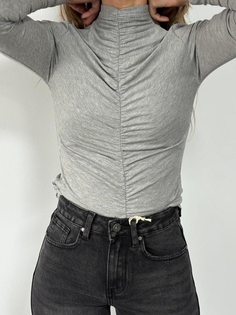 Camiseta FRUNCIDO Gris
