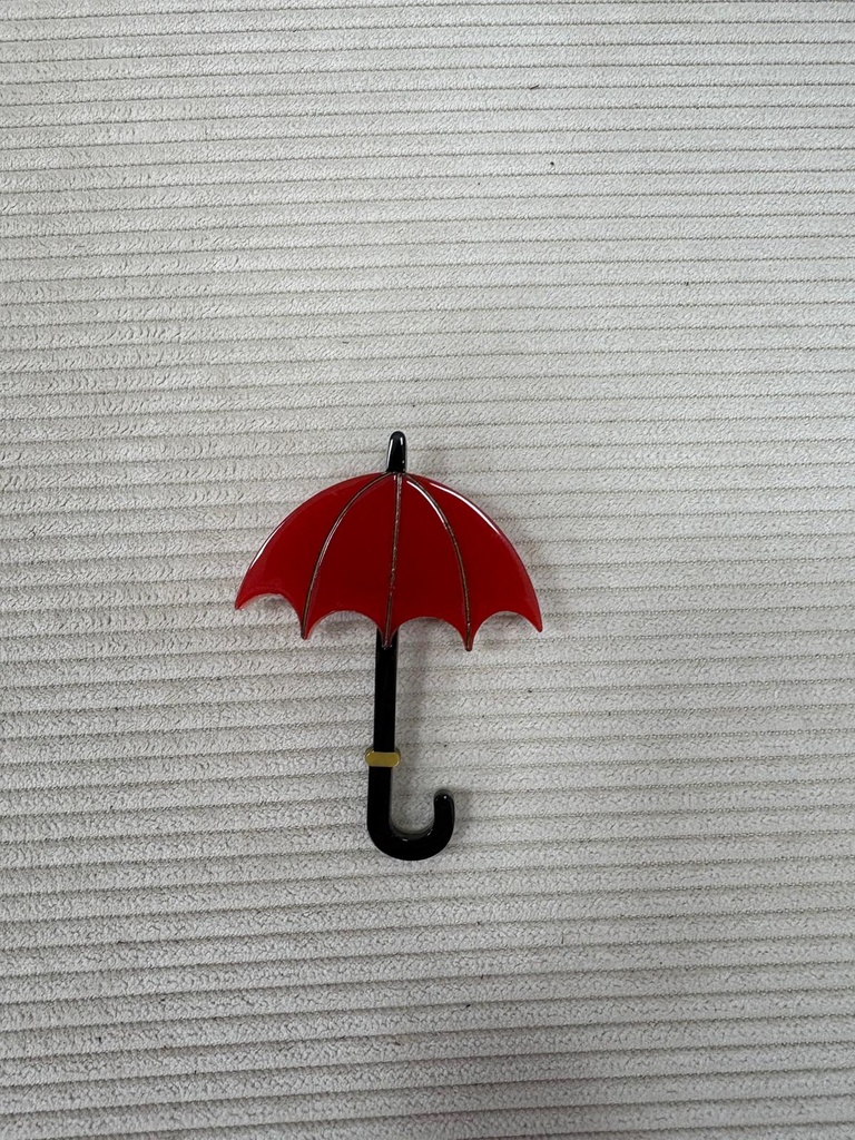 Broche PARAGUAS Rojo