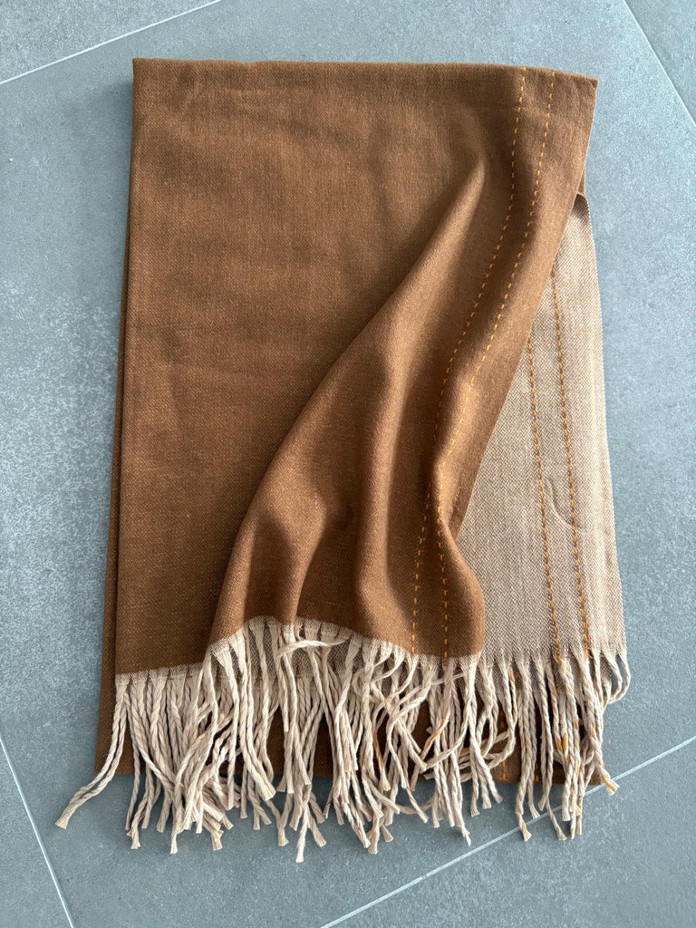 Pashmina PUNTEADA Camel