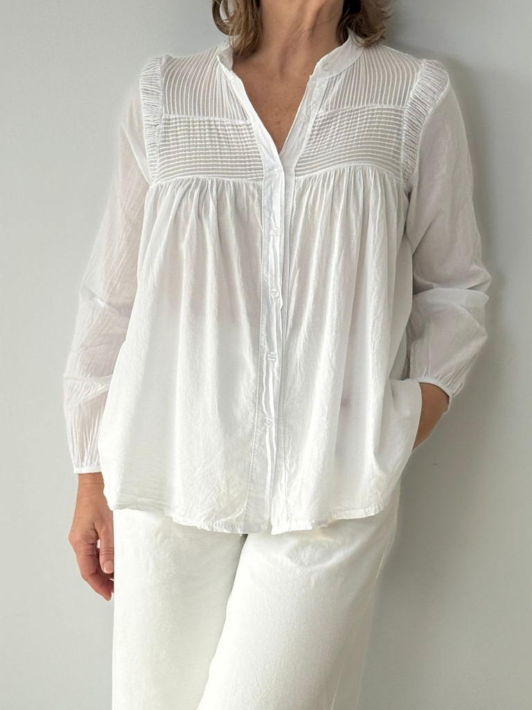 CAMISA JARETAS Blanca
