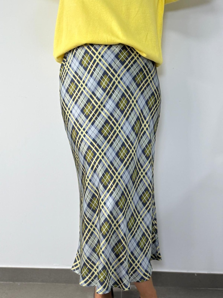 Falda ESCOCIA Pistacho