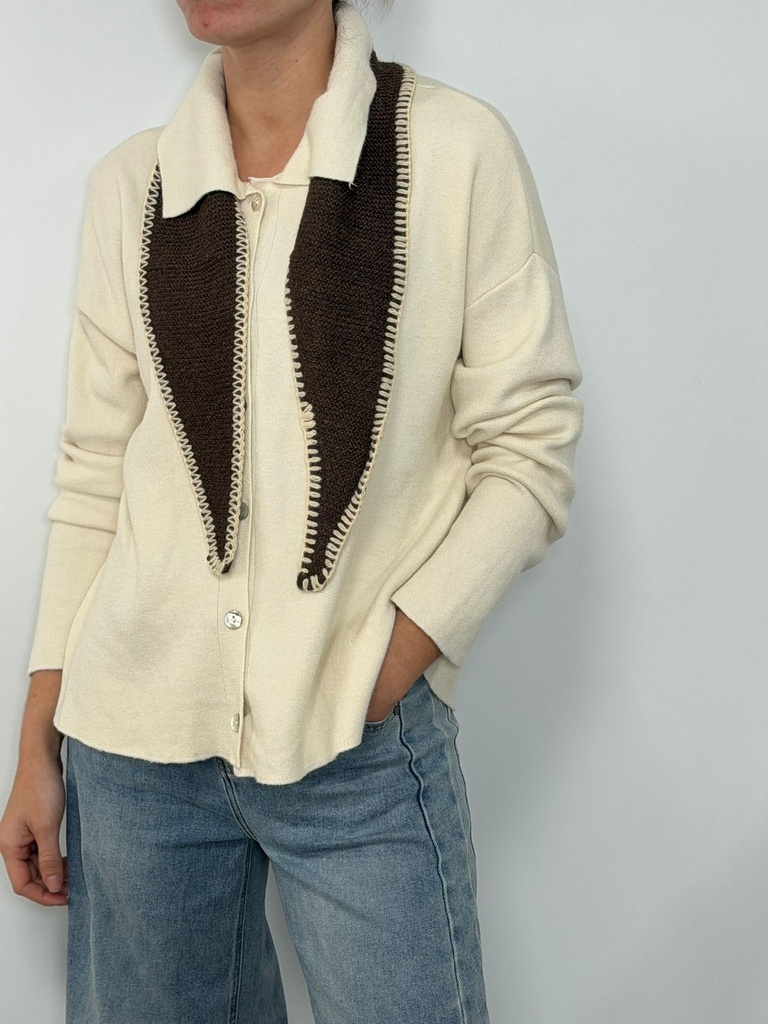 Chaqueta BORNOS Marfil