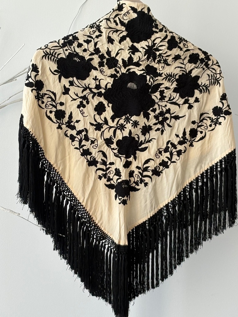 MANTON BICOLOR BLANCO