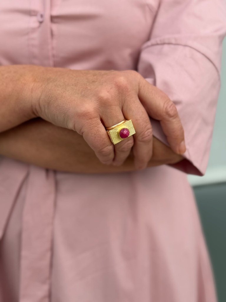 Anillo PUEBLA Fucsia