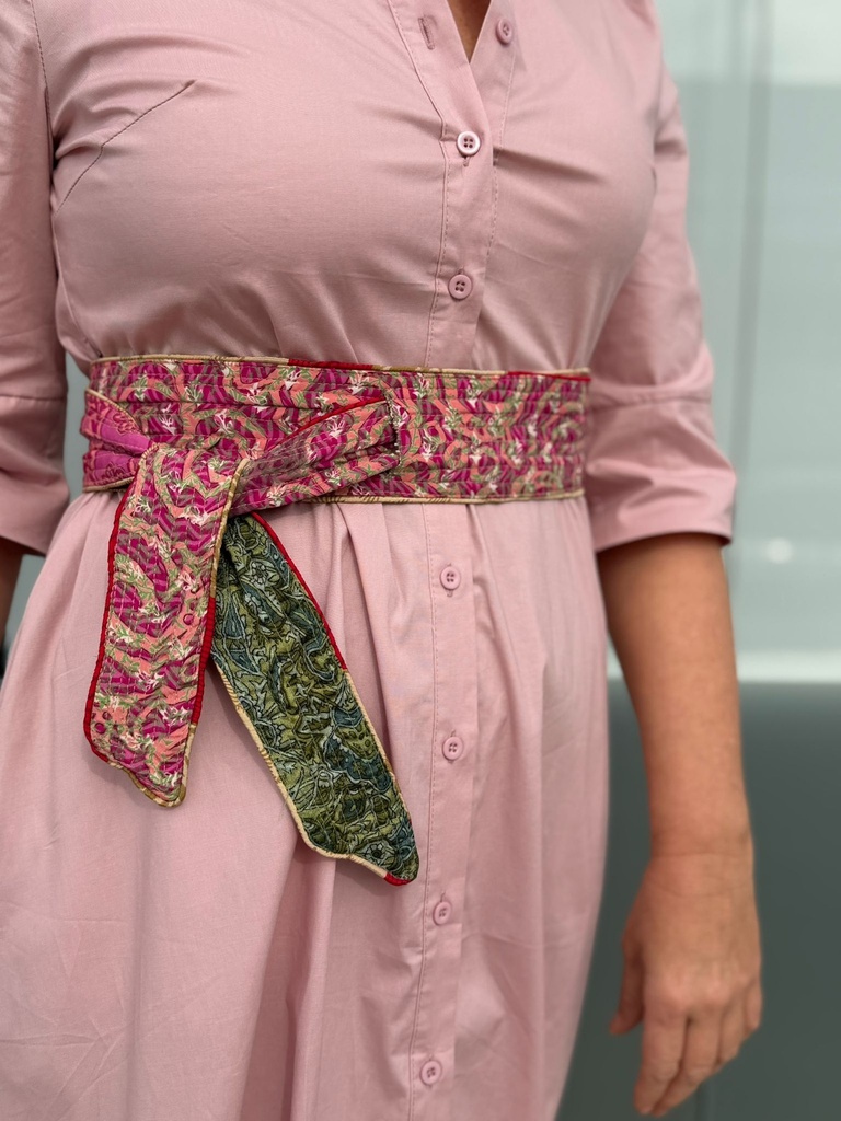 Cinturón SEDA  Rosa