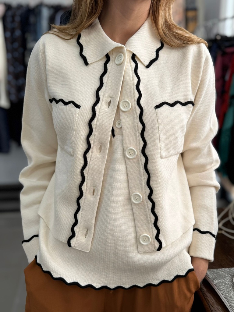 CHAQUETA VALIANO MARFIL