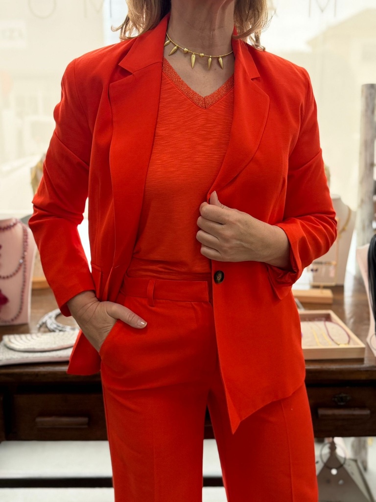 CHAQUETA ZAVEN NARANJA
