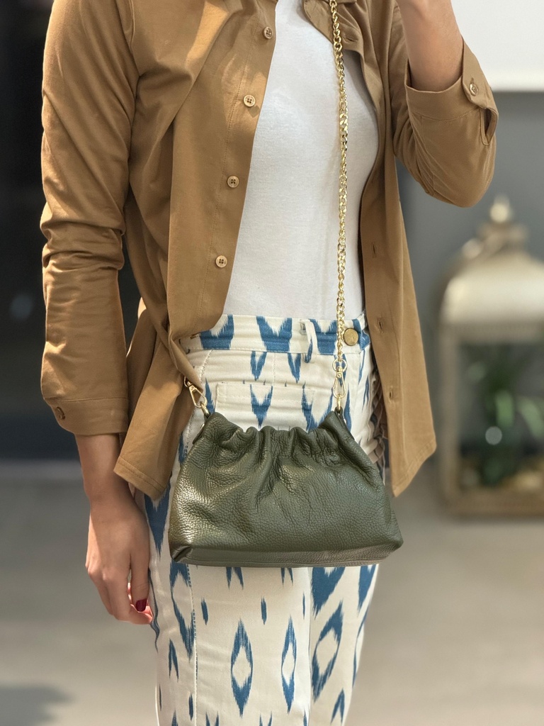 BOLSO RUGA MINI KAKI