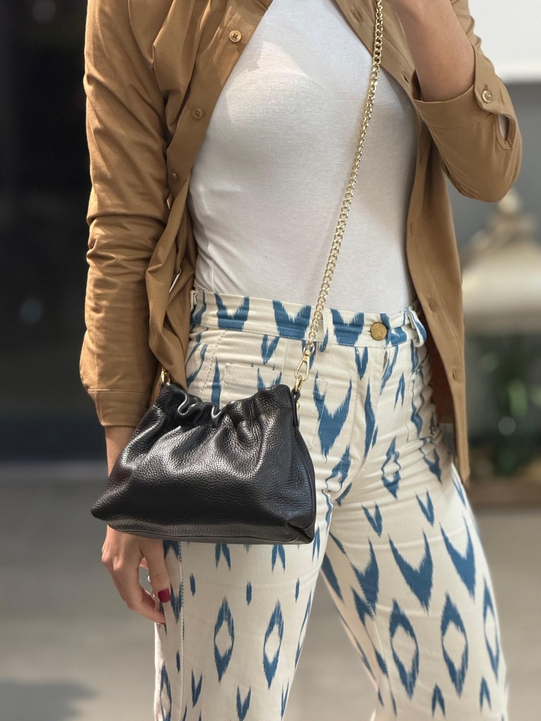 BOLSO RUGA MINI NEGRO