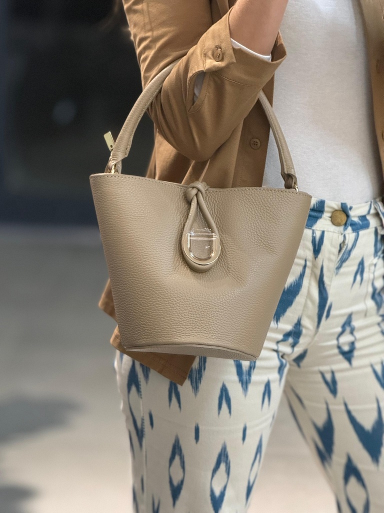 BOLSO CANASTA BEIGE